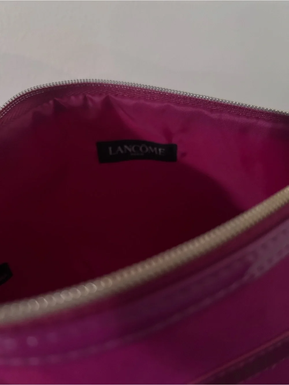 NWOT Fuchsia Cosmetic Pouch - Sleek Travel Makeup Bag